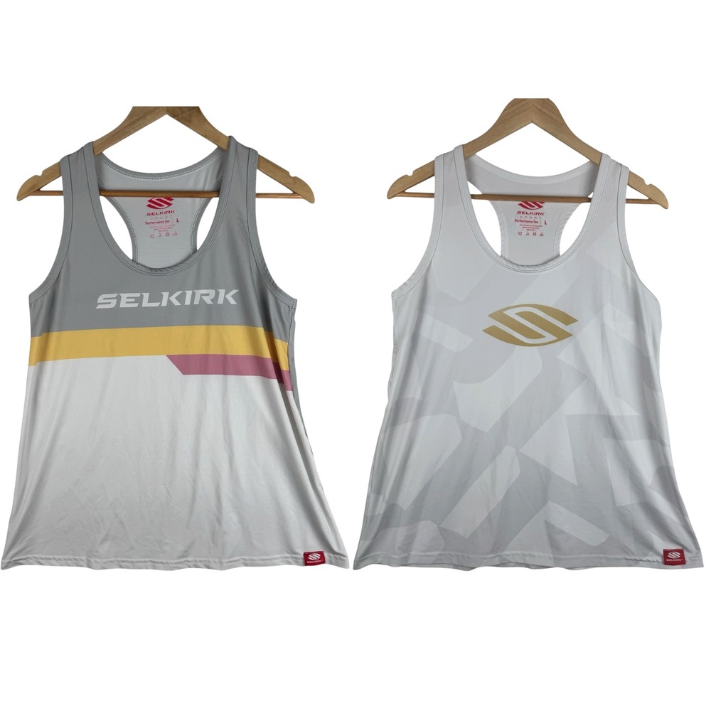 Selkirk Pickleball Tank Top Bundle Womens Size Large Sporty Athletic Performance